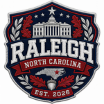 Premium Raleigh NC Embroidered Logo Patch